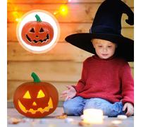 Zucca illuminata di Halloween Lampada da zucca illuminata a LED con decorazione