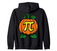 Zucca Pi Greco Halloween Matematica Insegnante Felpa con Cappuccio