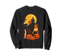 Zucca Ragazze Halloween Gothic Haunted House Spooky Season Felpa