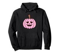 Zucca Rosa Amore Halloween Cuori Gioia Felpa con Cappuccio