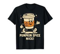 Zucca Spice Bel caffè Divertente Halloween Detto Maglietta
