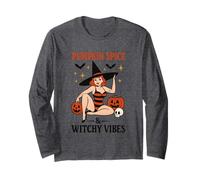 Zucca Spice E Witchy Vibes Halloween Maglia a Manica