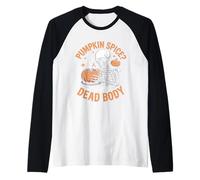 Zucca Spice Over My Dead Body Halloween Maglia con Maniche Raglan