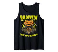 Zucca Tristo Mietitore Tempo per Horror Divertente Halloween Night Canotta