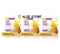 ZUCCARI 3x Super ANANAS 30 stick-pack - INTEGRATORE ALIMENTARE - DRENANTE