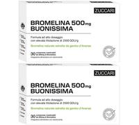 ZUCCARI Bromelina 500 Buonissima Compresse Masticabili 2x36 g Compress