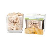 Zuccari Cirmolo Relax Alpino Eco Diffusore Ambienti - Vaso di vetro con fiocchi di legno di Cirmolo - Pino Cembro