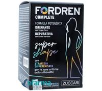 Zuccari Fordren Complete Super Shape Integratore Drenante Depurativo 25 Stick Pack