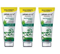 ZUCCARI GEL PRIMITIVO D'ALOE X2 - 3 CONFEZIONI da 250ml protegge, ripara, idrata e lenisce anche la pelle più sensibile, stressata ed arrossata