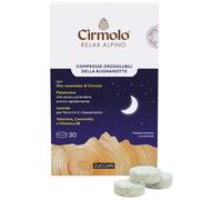 Cirmolo Relax Alpino-Compresse Orosolubili della Buonanotte 37,2 g Com