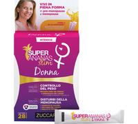 Zuccari Super Ananas Slim donna controllo del peso e disturbi della menopausa 28 bustine