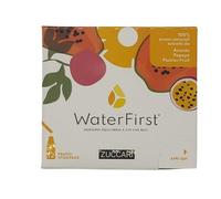 Zuccari WaterFirst Ananas, Papaya, Passion Fruit, 12 Stick-Pack da 1,5g, Aromatizzatore per Acqua con Alkacitrati, Senza Zuccheri, Edulcoranti e Conservanti, Supporta il Metabolismo Acido-Base