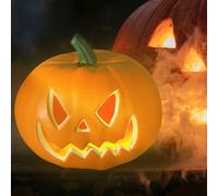Zucche Decorative Halloween Decorazioni Zucca Pumpkin Crafts Luci Di