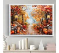 Zucche del paesaggio autunnale - Puzzle 1000 Pezzi - puzzle Fai da te, Intrattenimento Creativo, Puzzles Classico Arte,Regalo per Adulti dai 14 anni 75 x 50 cm