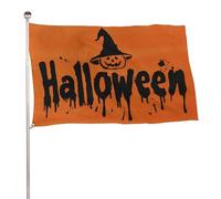 Zucche di Halloween Cappello Strega Bandiera 3x5 Ft Outdoor Giardino Bandiere Banner Decor Per Cortile Portico Prato Fattoria