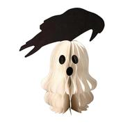 Zucche di per decorare - Centrotavola fantasma di Halloween pieghevol | Ornamento da tavolo riutilizzabile a nido d'ape per l'esposizione della vetrina, l'allestimento 'atmosfera del bar, l'arr