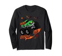 Zucche di schiacciamento di Halloween Monster Truck Maglia a Manica