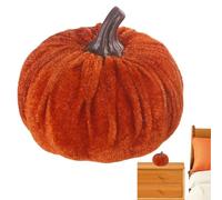 Zucche di stoffa, zucche per decorare - Decorazione di zucca in tessuto autunnale della fattoria | Decorazione natalizia per le feste stagionali del Ringraziamento di Natale con zucca colorata finta p