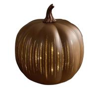 Zucche di vetro illuminate di notte stellata, zucche luminose per decorazioni di Halloween, zucca di vetro illuminata scintillante notte stellata, decorazioni autunnali e del Ringraziamento