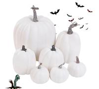 Zucche Finte 7 Pezzi Di Verdure In Schiuma Per Halloween, Decorazioni Per | Set Zucche Decorative Per Vacanze, Matrimonio, Casa, Cucina, Interni, Halloween E Ringraziamento