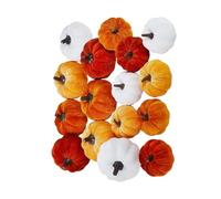 Zucche finte, artificiale decorativa per riempitivo autunnale, centrotavola per feste stagionali, decorazione per Halloween, autunno, Ringraziamento, raccolto, abbellimento portico