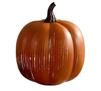Zucche notturne stellate, zucche luminose con luce scintillante, zucche a LED illuminate per interni, decorazione autunnale di Halloween, set di 2 luci notturne a forma di zucca (arancione-S)