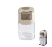 Zuccheriera in vetro antipolvere, bottiglia per condimenti, dosatore quantitativo di sodio e calcio, eccellente per pepe nero, zucchero a velo e vari condimenti, mantiene il contenuto asciutto