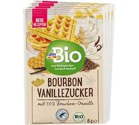 Zucchero alla vaniglia con Bourbon Vanilla (4x8g), 32g - Marchio DM Germania - Compatibile con dmbio - Vanillezucker mit Bourbon-Vanilla (4x8g), 32 g