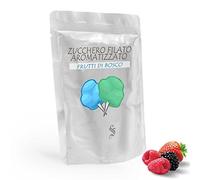 Zucchero aromatizzato - frutti di bosco - per zucchero filato da 500 g (blu)