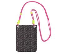Zucchero e Teschi Stile Stampa Moda Sottile Crossbody Borsa Del Telefono Leggero Impermeabile Cellulare Del Sacchetto Delle Cellule, Fucsia, Taglia unica