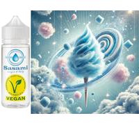 Zucchero filato gelato blu aroma concentrato - vegano - Sasami - 100ml