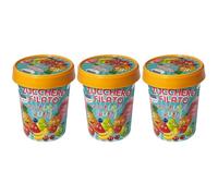 Zucchero Filato Gusto Tutti Frutti - 3 Barattoli da 40g | Dolcezza Soffice e Colorata Cotton Candy