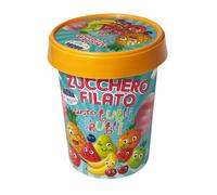 Zucchero Filato Gusto Tutti Frutti Per Party 12 Barattoli da 40gr