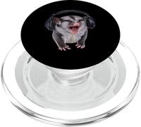 Zucchero Glider con cuffie che cantano gli amanti degli animali PopSockets PopGrip per MagSafe