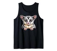 Zucchero Glider Cute Peeking Marsupial Funny Animals Canotta