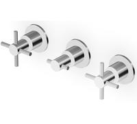 Zucchetti Helm rubinetto per lavabo da incasso acciaio ZHM695.X