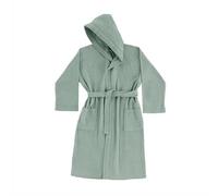 Zucchi Accappatoio con Cappuccio Spugna 400 Grammi Unisex Solotuo (L, Menta)