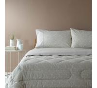 Zucchi Completo Lenzuola Matrimoniali In Caldo Cotone cm 175x200 (FRESIA BEIGE)