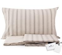 Zucchi Completo letto MATRIMONIALE cotone bio organico tinto filo Art. 39950 RAMAGE + tavoletta profumo biancheria per armadi by biancocasa