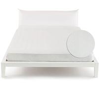 Zucchi - coprimaterasso con angoli zucchi in puro cotone sanfor - matrimoniale