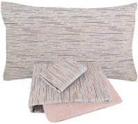 Zucchi Easy Chic Completo Letto in Cotone 100% Flanella Americana Art. Demetrio (6, Matrimoniale 2 piazze)