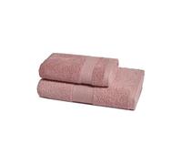 ZUCCHI Solotuo - Set Asciugamani Da Bagno Viso e Bidet, Spugna di Cotone 560 gr Coppia Asciugamani da Bagno Grande con Ospite - Damasco 1182