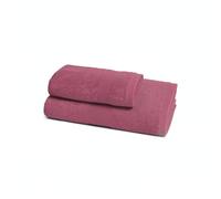 Zucchi Solotuo - Set Asciugamani Da Bagno Viso e Bidet, Spugna di Cotone 560 gr Coppia Asciugamani da Bagno Grande con Ospite (ORCHIDEA)