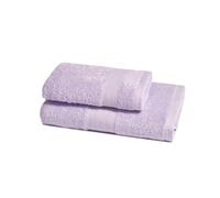 ZUCCHI Solotuo - Set Asciugamani Da Bagno Viso e Bidet, Spugna di Cotone 560 gr Coppia Asciugamani da Bagno Grande con Ospite - Mirto 1835