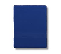 Zucchi Telo Doccia Journey 90x160 cm in Spugna di Puro Cotone 430 g/m² - Asciugamano Grande da Bagno con Balza Jacquard Tinta su Tinta (Blu)