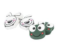 Zudoo Ammortizzatore per Racchetta da Tennis Riduzione della Guida Ammortizzatori Portatili per Tennis a Gomito per Esercizio: Rana 2,2 cm/0,9 Pollici Coniglio 2,8 cm/1,1