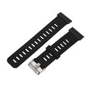 Zudoo Cinturino per Orologio, Cinturino per Orologio Intelligente Alla Moda in Silicone con Fibbia in Metallo da 26 Mm Sostituzione di 2 Colori per Fenix 7X (Nero grigio scuro)