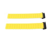 Zudoo Cinturino per Orologio, Magnete Lavabile Cinturino Flessibile per Orologio da 26 Mm in Silicone per l'uso Quotidiano (Grigio e Giallo)