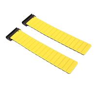 Zudoo Cinturino per Orologio, Magnete Lavabile Cinturino Flessibile per Orologio da 26 Mm in Silicone per l'uso Quotidiano (Nero e giallo)