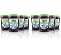 Zuegg, Composta di Mirtilli Neri Selvatici 100% da Frutta, con Zucchero d’Uva, Zero Residui - Solo Ingredienti Derivati Dalla Frutta, Senza Glutine, Prodotto Vegano (4 x 230 grammi) (Confezione da 2)